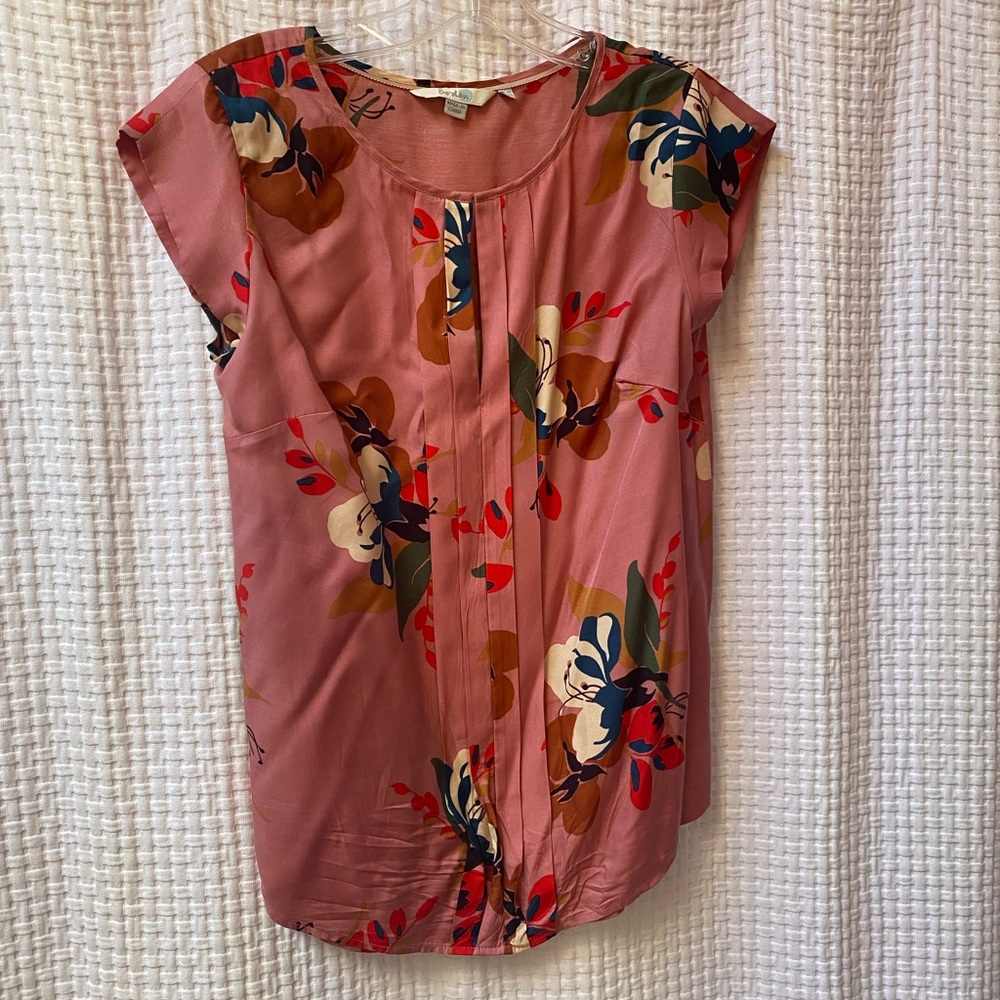COPY - Boden silk cap sleeve shell